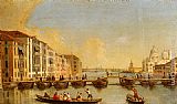 View Of The Grand Canal And Santa Maria Della Salute, Venice by Johann Richter